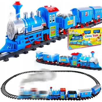 Vláček a vláčkodráha VLÁČEK KOLEJKA S HUDBOU VLAK DRÁHY Lokomotiva