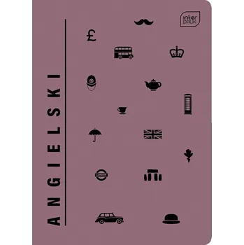 Sešit Sešit A5 s mřížkou Interdruk 60 listů - Angličtina (tematický)