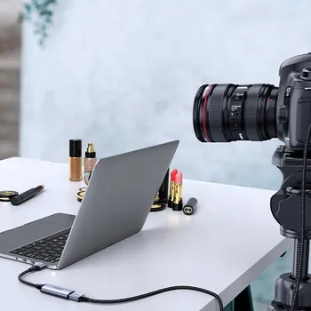 Video kabel KABEL PŘEVODNÍK MICRO HDMI - HDMI 2.1 8K 2M ŠEDÝ