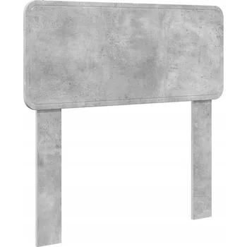 Čelo postele s čelo Betonově šedá 80 cm Kompozitní dřevo