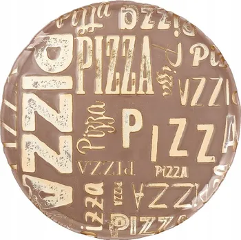 Talíř Talíř/Mísa 34cm sklo PIZZA Béžová VILLA ITALIA