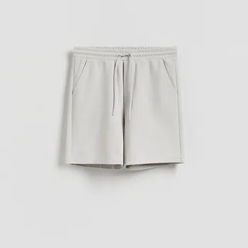 Reserved - Strukturální kraťasy regular fit - světle šedá - 322EF-09X - 322EF-09X-S