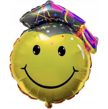 Balónek Fóliový balónek emotikon Absolvent - dekorace na promoci