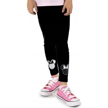 Dívčí legíny Dívčí legíny dlouhé s 3D aplikací myšky, velikost 122-128 YOCLUB