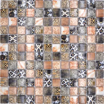 Obklad Skleněná mozaika WzorcowniaStudio 29,8 x 29,8 cm, odstíny šedé a stříbrné