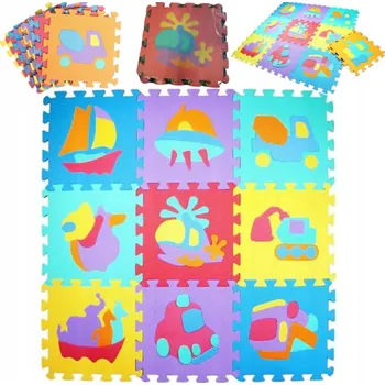 PĚNOVÉ PUZZLE PODLOŽKA EVA 10 KS ZVÍŘATA CB-115