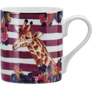 Kitchen Craft, Anglie Kitchen Craft - Porcelánový hrníček Wild At Heart Giraffe - 280 ml Barva: jako na obrázku