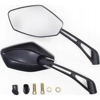 Zrcátko pro motocykl MOTOCYKLOVÁ ZRCÁTKA SKÚTR ČTYŘKOLKA SPORT ČERNÁ M10 OXF-1448 E11 SADA.OX