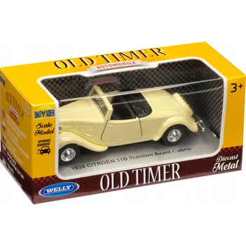autíčko KOVOVÝ MODEL AUTA WELLY 1939 CITROEN 11B Avant Cabrio