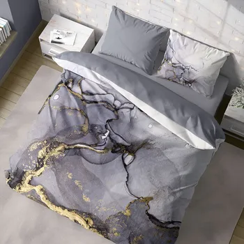 Povlečení Faro Bavlněné saténové povlečení Minerals 007 140 x 200, 70 x 90 cm zipový uzávěr