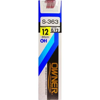 Rybářský háček Spodní Háčky , plovákové háčky, s návazcem, s protihrotem Owner S-363 10 ks