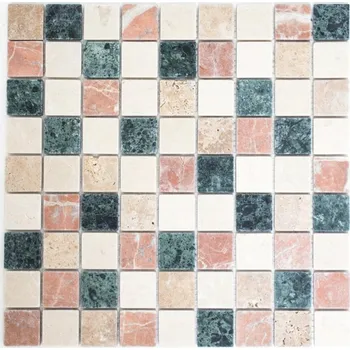 Obklad Mozaika WzorcowniaStudio 30,5 x 30,5 cm – odstíny hnědé a béžové