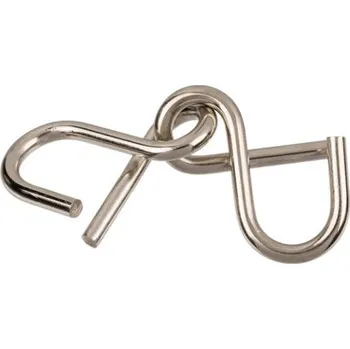 Hlavolam Kovový hlavolam déčka v retro krabičce