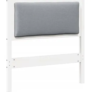 Čelo postele Jiný Bílá 80 cm Masivní borovicové dřevo