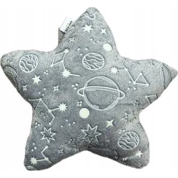 Polštář Dekorativní Polštář Smukee s hvězdou, který svítí ve tmě, 40 x 40 cm