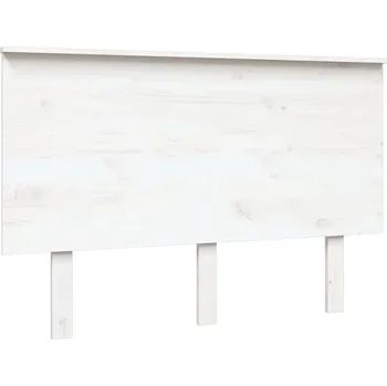 VidaXL Čelo postele, bílé, 124x6x82,5 cm,