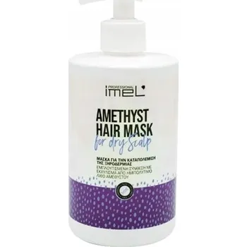 Vlasová regenerace IMEL AMETHYST MASKA NA VLASY PRO SUCHOU POKOŽKU HLAVY AMETYST 500ML
