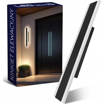 Nástěnné svítidlo Nástěnné svítidlo LEDTechnics černé hliníkové 60 cm 18W neutrální bílá