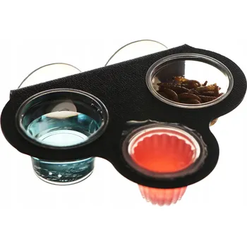 Miska pro psa Závěsná miska trojitá na vodu a Krmivo Terárium