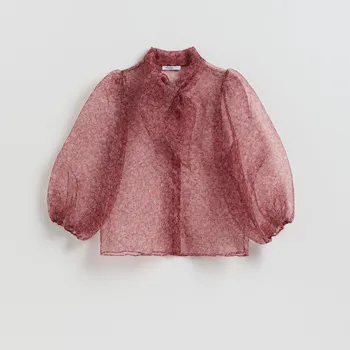 Dámské tričko Reserved - Průsvitná halenka - vícebarevná - WA825-MLC - WA825-MLC-M