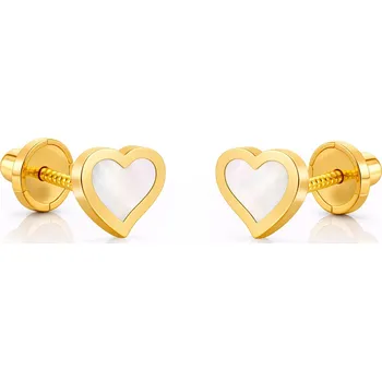 Náušnice Brilio Něžné náušnice ze žlutého zlata Srdíčka 14/148.541/17NC + 2 měsíce na vrácení zboží