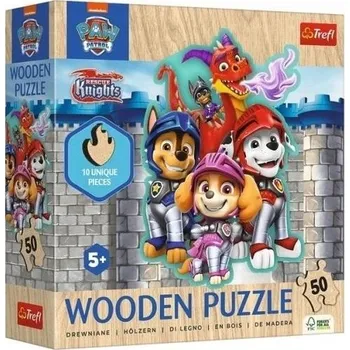 Puzzle Trefl Puzzle 50 dílků Dobrodružství s Tlapkovou patrolou