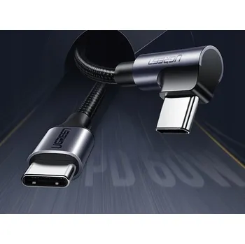 Datový kabel Kabel Ugreen USB typ C - USB typ C 2 m černý