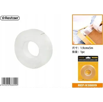 Oboustranná akrylová páska 1,9 cm x 5 m - univerzální použití