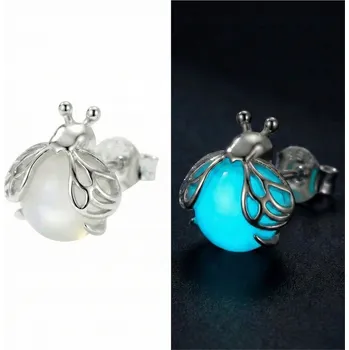 Náušnice Náušnice Brouček svatojánský stříbro 925