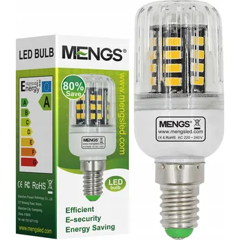 Žárovka LED žárovka E14 5W = 40W studená bílá 350LM