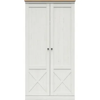 Šatní skříň FRIJA šatní skříň SZF2D, borovice bílá andersen/dub artisan