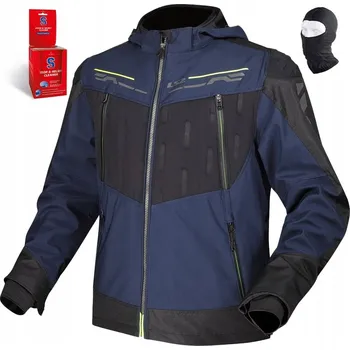 Moto bunda LS2 Helmets LS2 ZIRCONIUM MAN JACKET BLUE BLACK H-V YELLOW - XL