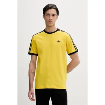 Pánské tričko Bavlněné tričko adidas Originals KE3533 žlutá 11X, vel. S