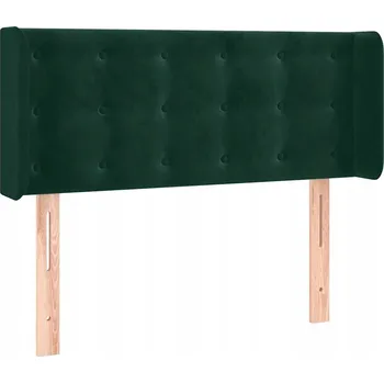 Čelo postele ušák, tmavě zelené, 103x16x78/88 cm