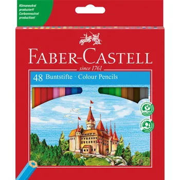 Kresba Šestihranné Pastelky Faber-Castell Castle, 48 ks