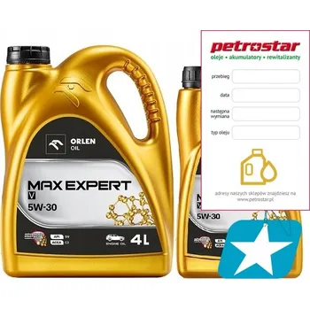 Motorový olej ORLEN PLATINUM MAX EXPERT V 5W30 504 507 motorový olej 5L