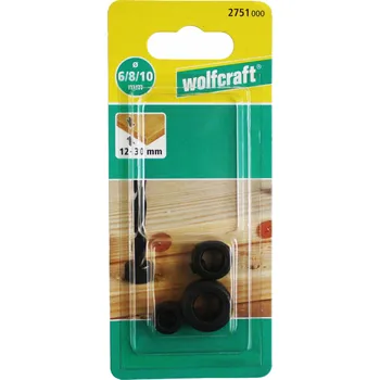 Vrták Hloubkové dorazy pro vrtání Wolfcraft 2751000 3 ks