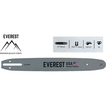 Vodící lišta UNIVERZÁLNÍ VODÍCÍ LIŠTA 14" 3/8LP 1,3mm 52ogn. EVEREST