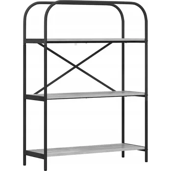 Knihovna Police z dřevotřísky VidaXL 80 x 30 cm dub sonoma