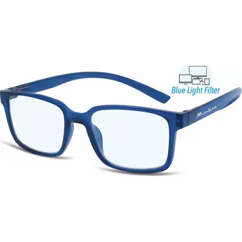 Zdraví MONTANA EYEWEAR Brýle Blueblocker s úchytem za krk BLF-MNR2C/+1,50 BLUE