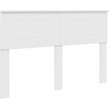 Čelo postele Lesklá bílá 140 cm Materiál dřevotříska