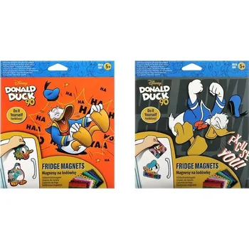 Dekorativní magnet COLORINO MAGNET NA MAGNETY NA LEDNIČKU SMĚS 2 VZORŮ S KAČEŘEM DONALDEM