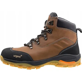 Pracovní obuv KOŽENÉ PRACOVNÍ KOTNÍKOVÉ BOTY BEZ ŠPINKY 121 O1 URGENT vel. 46