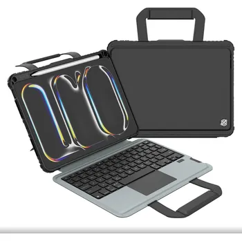 Pouzdro na tablet Nillkin Bumper GO Keyboard Case (Backlit Version) pro iPad Pro 11 2024 Black