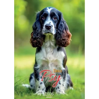 Kalendář Malý nástěnný kalendář se spirálou KSMS-3 Psi Avanti