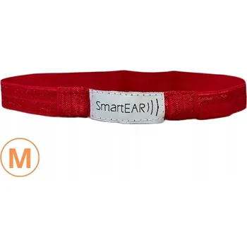 Elastický pásek EasyFlex pro sluchadla a/nebo řečové procesory - červený - M