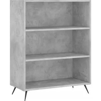 Knihovna Regál VidaXL 32,5 x 90 x 69,5 cm, světle šedý betonový vzhled