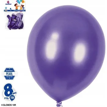 Balónek Ouda Party -Latexové balónky - 10 kusů, barva fialová