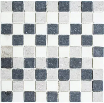 Obklad Mozaika WzorcowniaStudio 30,5 x 30,5 cm – odstíny hnědé a béžové