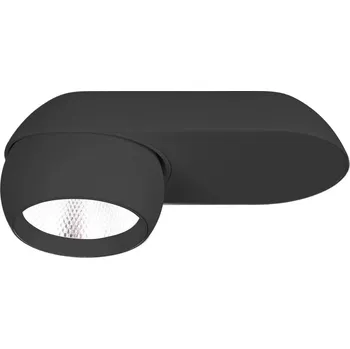 Oválné stropní svítidlo Maxlight černé